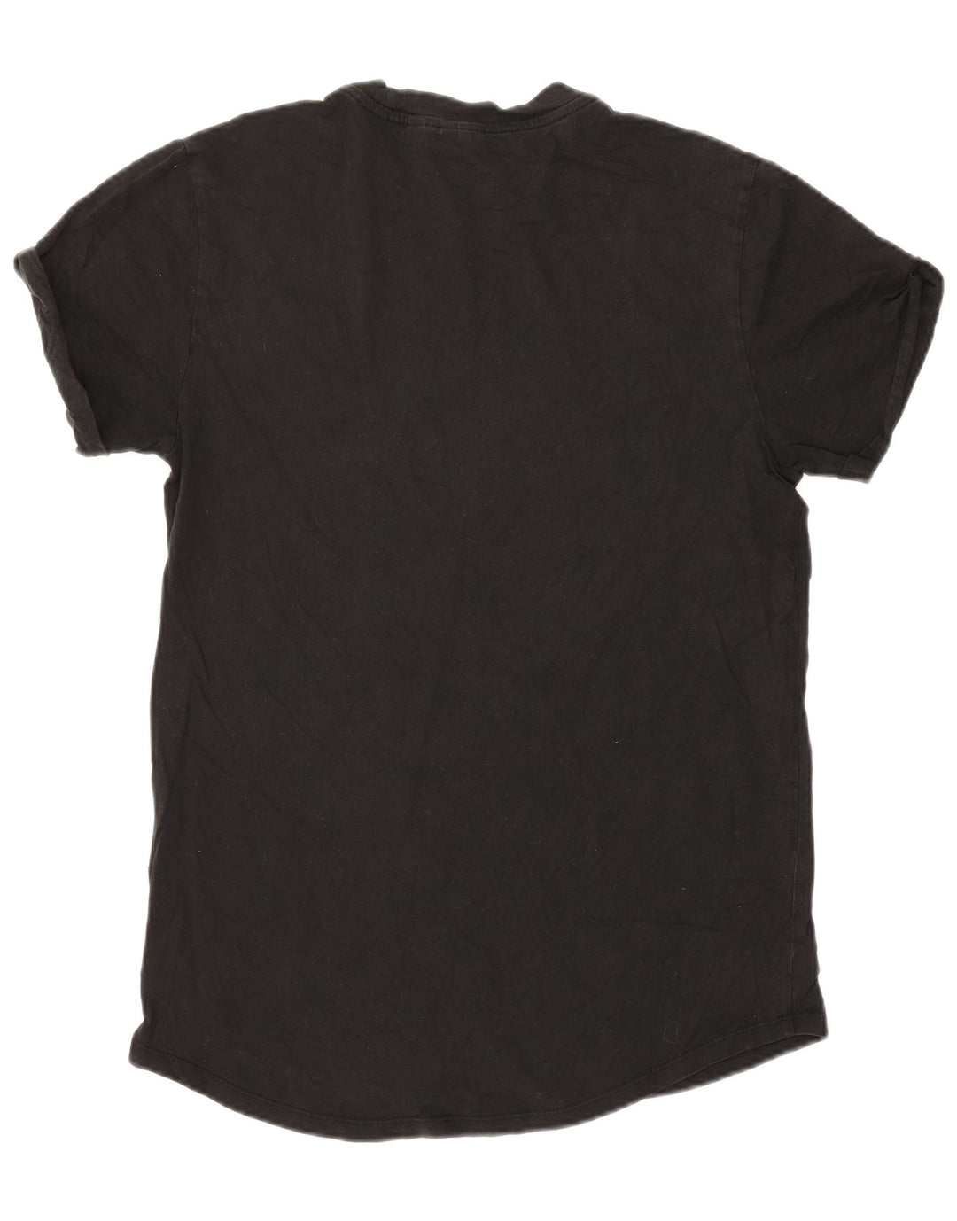 G-Star Mens T-Shirt Top Small Black Cotton