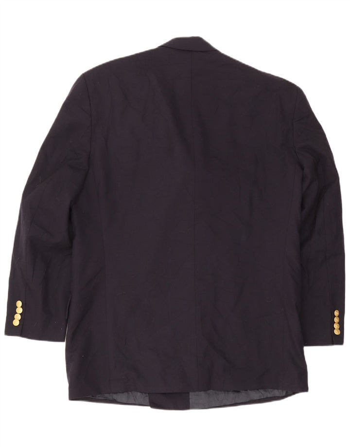 Chaps Veste blazer double boutonnage pour homme Taille 42 Grand Bleu marine