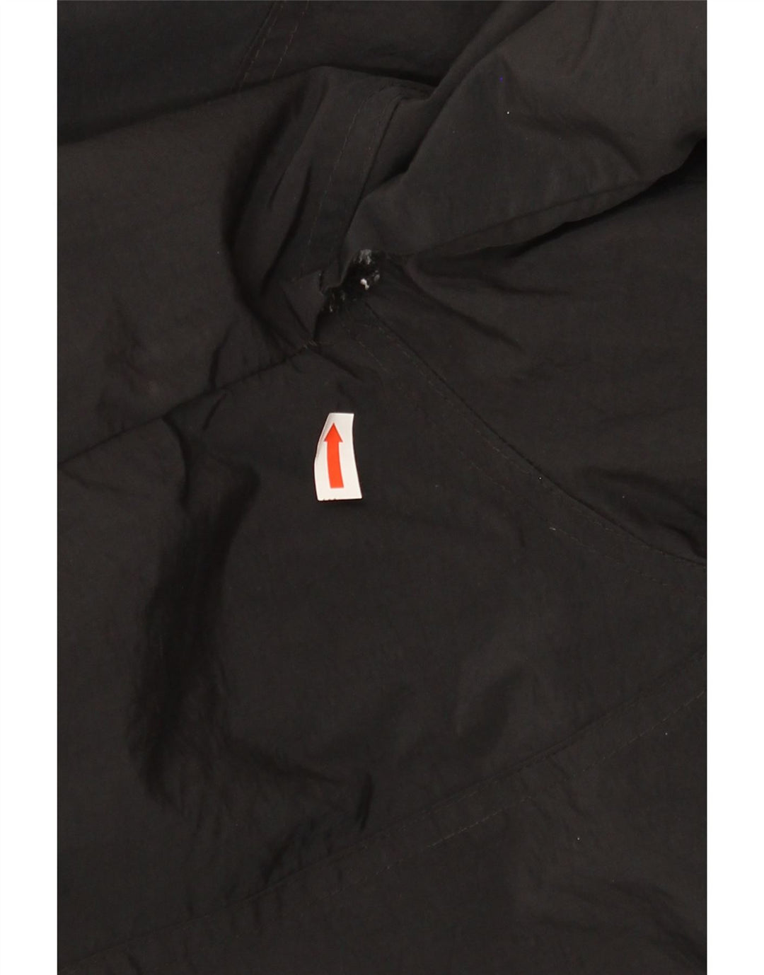 VINTAGE Mens Bomber Jacket UK 40 Large Black Nylon Vintage Vintage and Second-Hand Vintage from Messina Hembry 