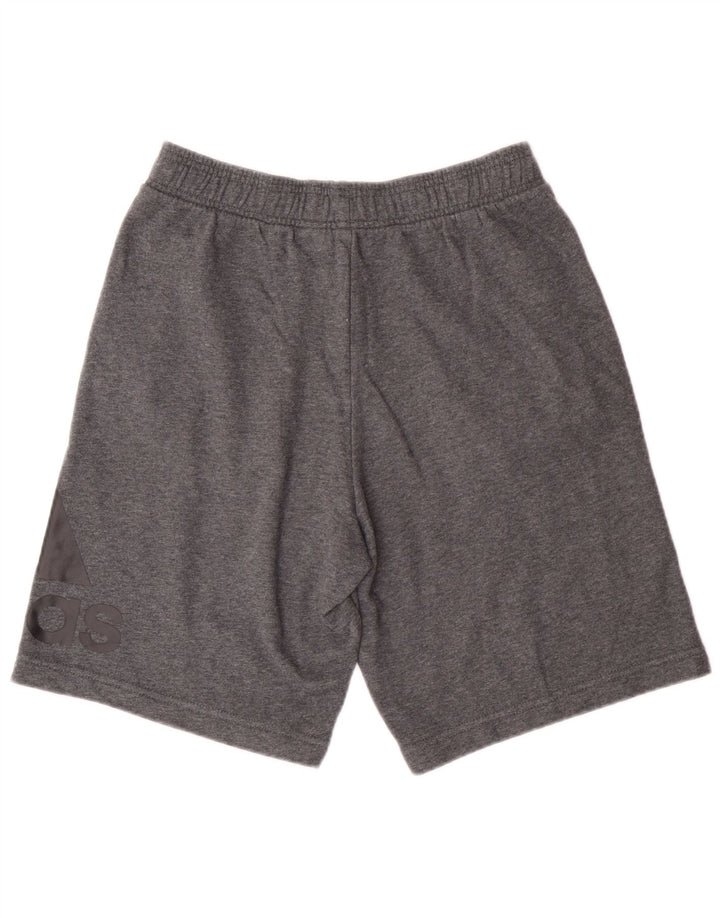 ADIDAS Mens Sport Shorts Small  Grey Cotton