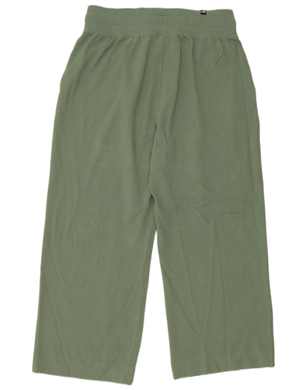 Pantaloni della tuta da donna Puma UK 18 XL cotone verde