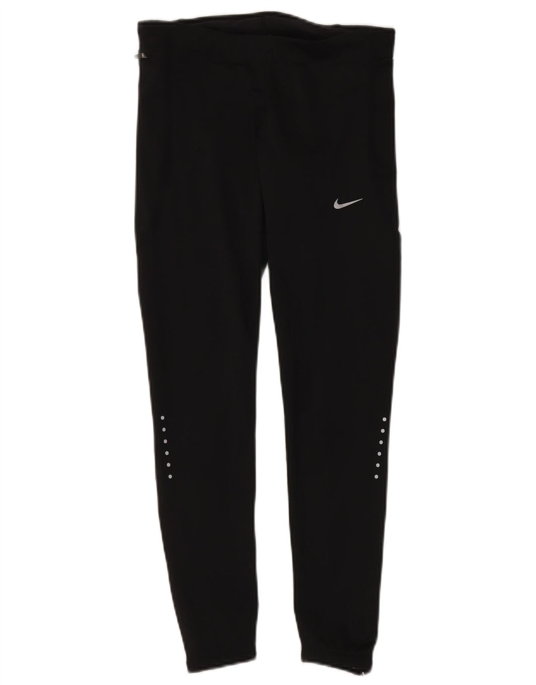 Nike Womens Leggings UK 10 Small Black Polyester