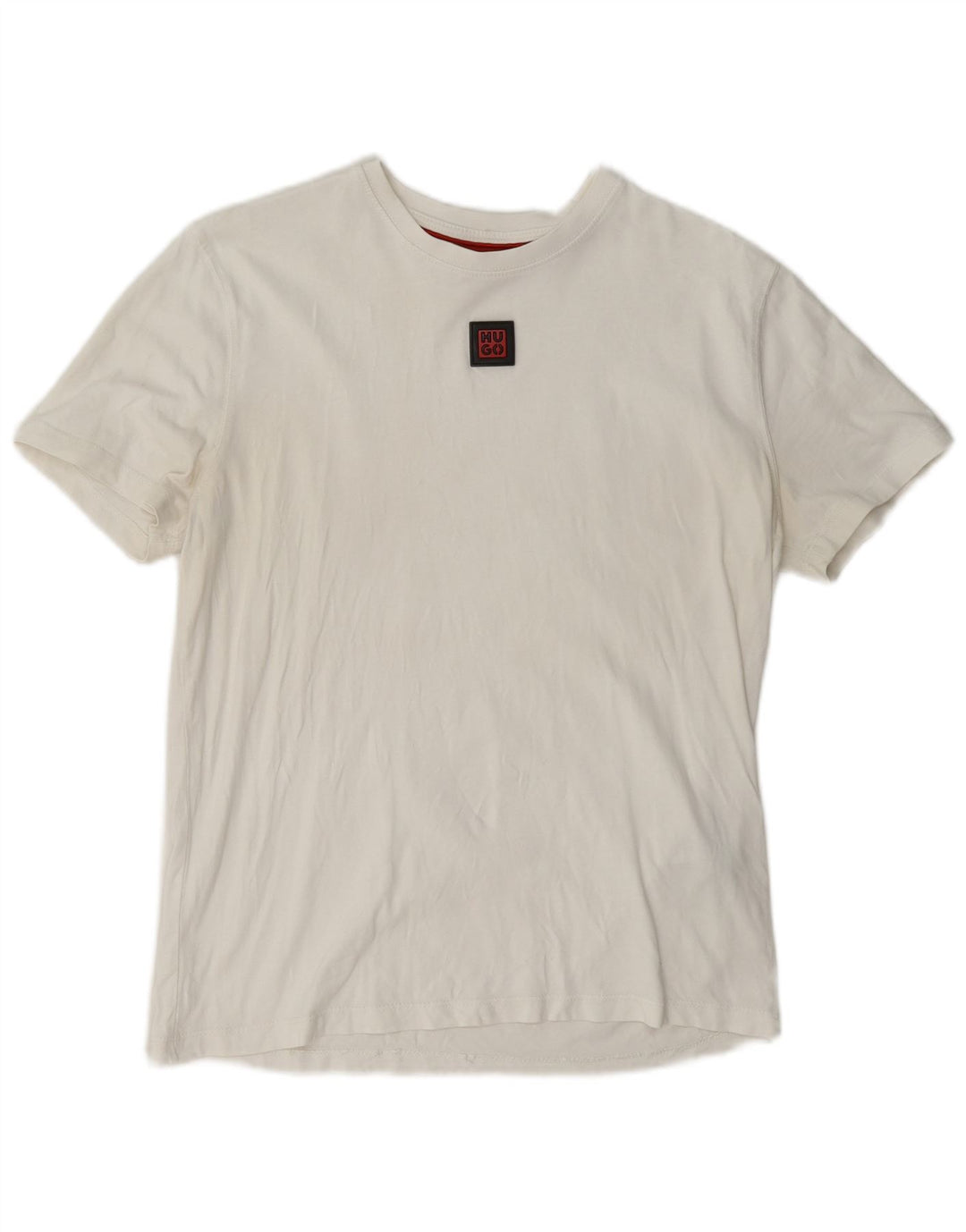 Camiseta Hugo Boss Hombre Top Medium Blanco Algodón