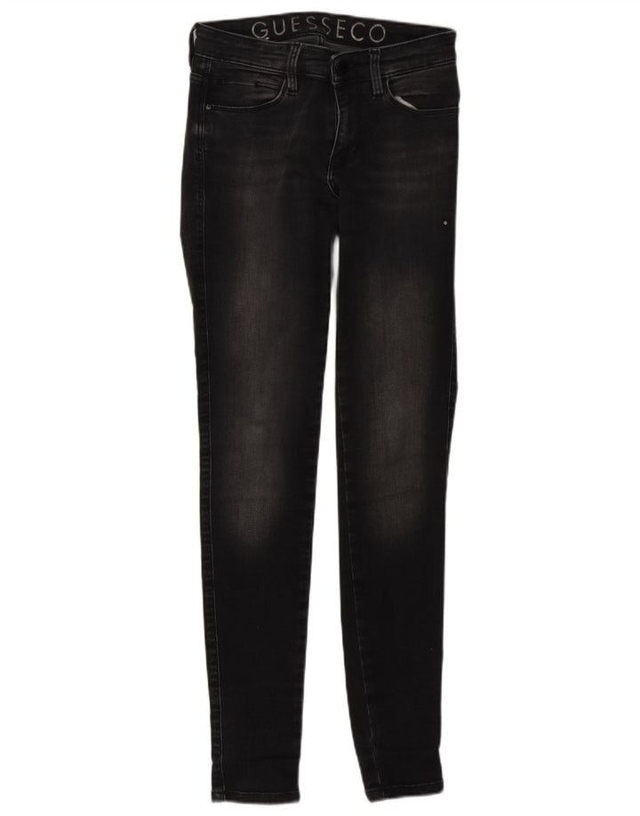 Guess Womens Skinny Jeans W25 L30 Grey