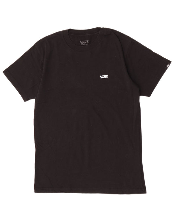 Vans T-shirt coupe classique pour hommes, petit, en coton noir