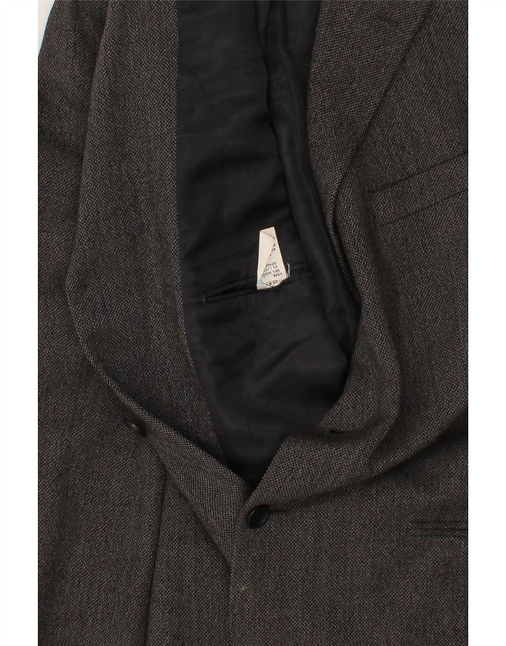NAUTICA Mens 3 Button Blazer Jacket Size 43 XL Grey Wool Vintage Nautica and Second-Hand Nautica from Messina Hembry 