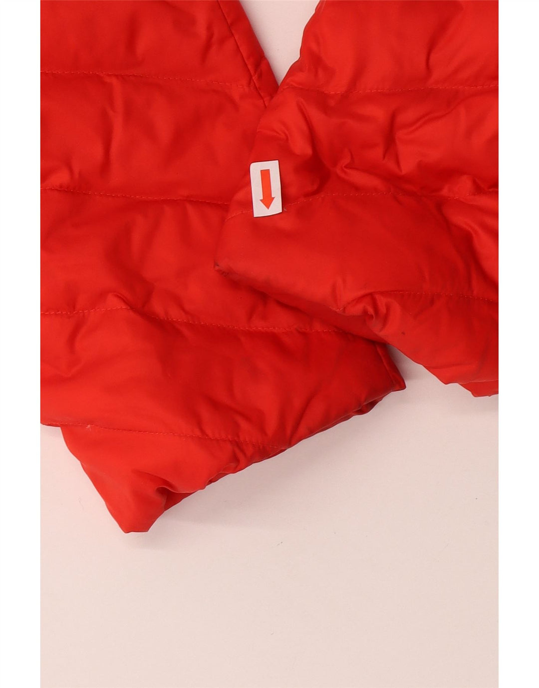 TOMMY HILFIGER Womens Padded Jacket UK 14 Large Red Nylon
