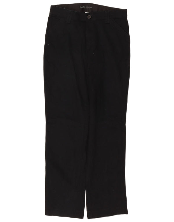 Lee Womens Straight Chino Trousers US 10 Large W34 L31 Navy Blue Cotton