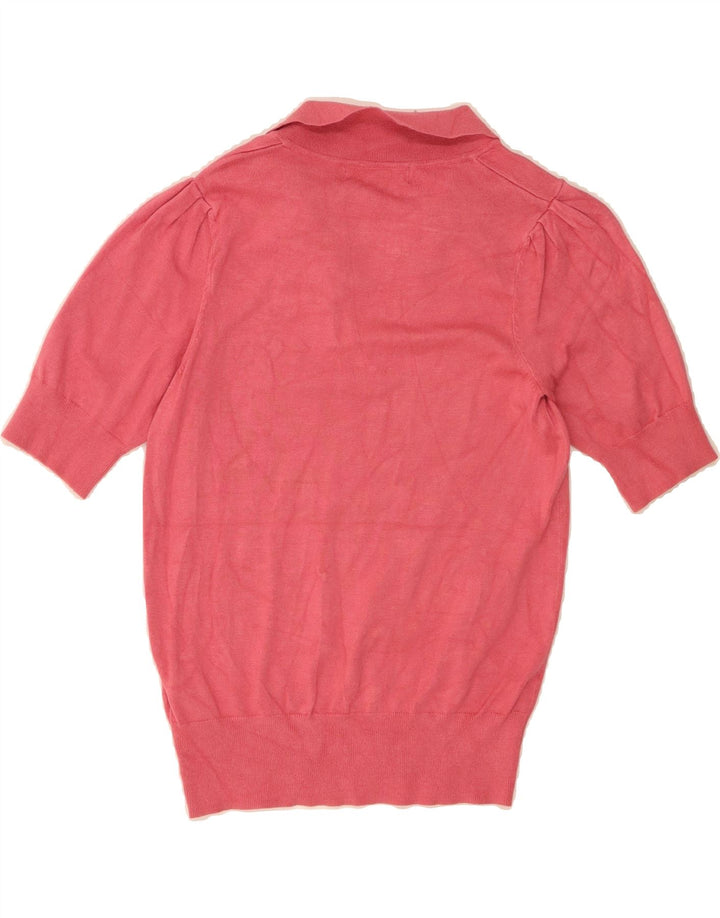 VINTAGE Womens Blouse Top UK 8 Small Pink Vintage Vintage and Second-Hand Vintage from Messina Hembry 