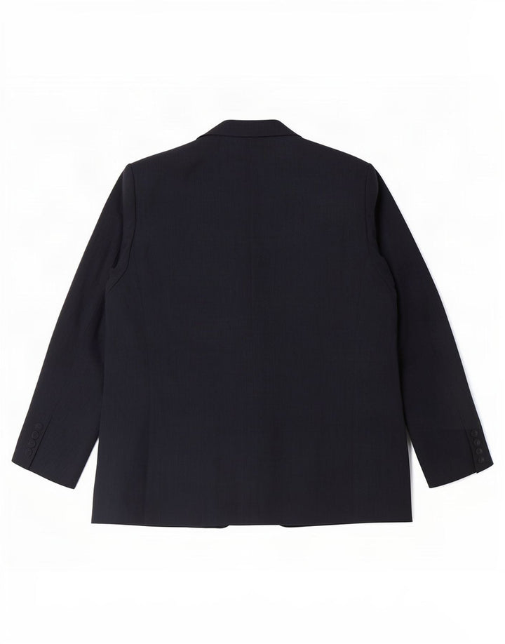 Marks & Spencer Dame Blazer Jacket UK 14 Large Navy Blue Polyester