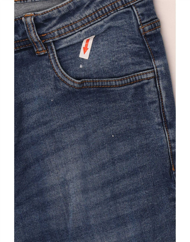 Dack's Herren Slim Jeans IT 48 Medium W32 L30 Blaue Baumwolle