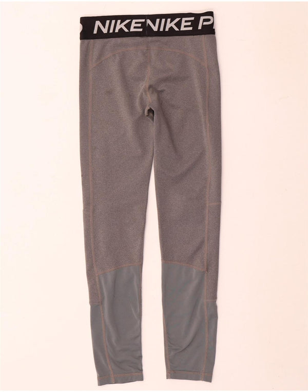 Leggings Nike Dri Fit Graphic per ragazze 12-13 anni Large Grigio Colorblock