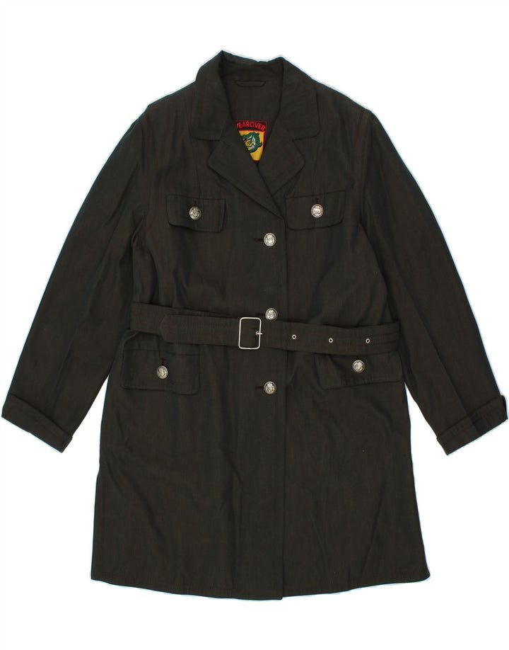 VINTAGE Womens Overcoat UK 16 Large Green Vintage Vintage and Second-Hand Vintage from Messina Hembry 