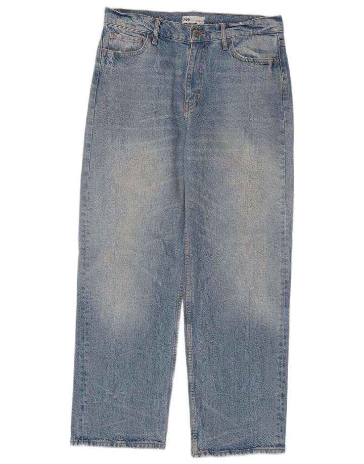 ZARA Womens Loose Jeans EU 42 Large W32 L31 Blue