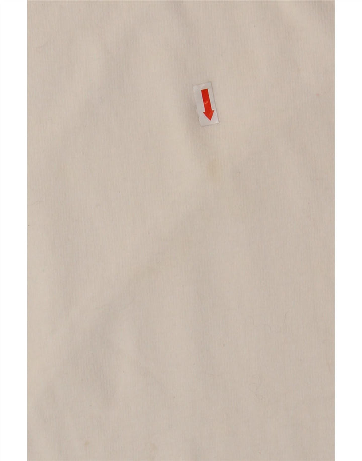 ELLESSE Mens Graphic T-Shirt Top Medium White Cotton