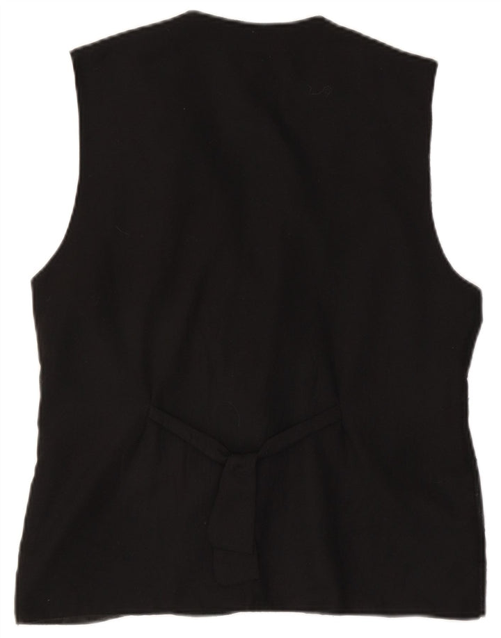 ACCORDO Damen Weste UK 14 Medium Schwarz Patchwork