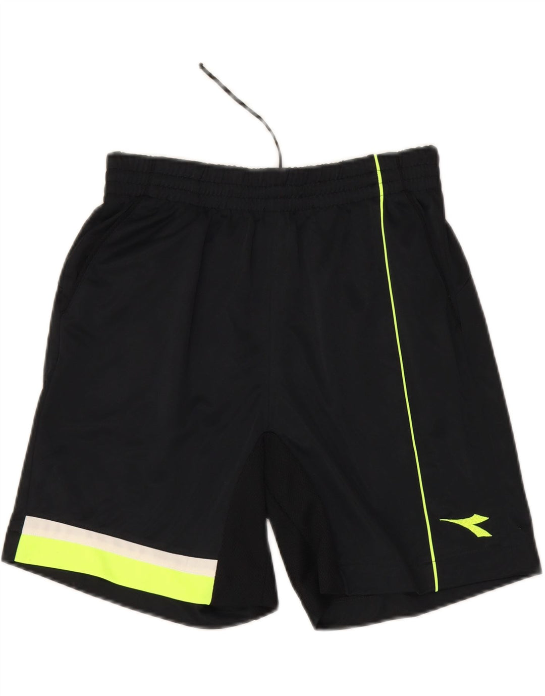 DIADORA Mens Sport Shorts Large  Black Polyester Vintage Diadora and Second-Hand Diadora from Messina Hembry 