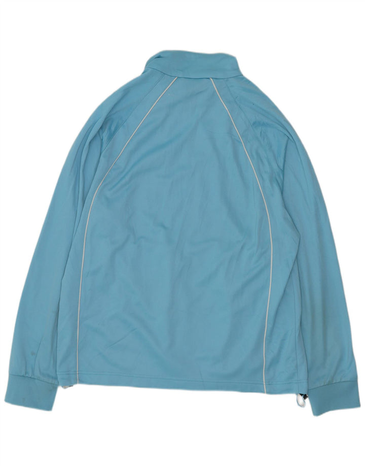 Lotto Mens Tracksuit Top Jacket Large Blue Polyester