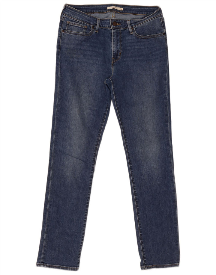 Damskie jeansy Levi's 711 Slim W32 L30 Niebieska bawełna
