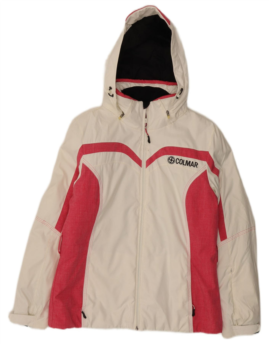 Colmar Womens Oversized Hooded Padded Ski Jacket IT 42 Small White