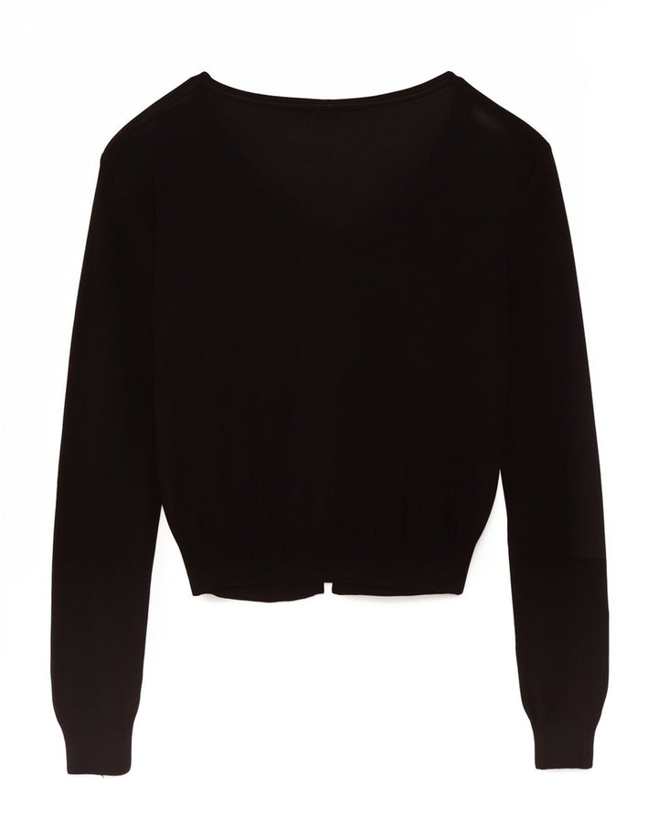 Max & Co. Dame Crop Cardigan Top UK 12 Medium Sort