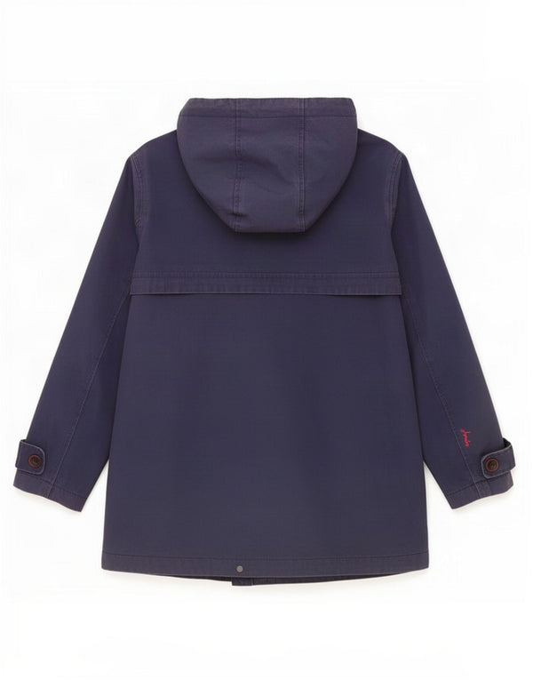 Chaqueta impermeable con capucha para mujer Joules UK 40 Medium Azul marino Algodón