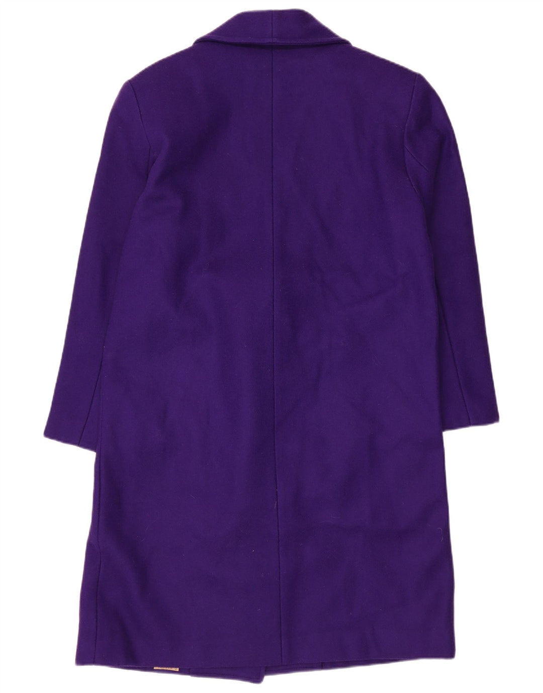David Benjamin Womens Double Breasted Coat US 8 Medium Purple Wool