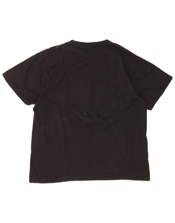 Hard Rock Cafe Damen Athens Graphic T-Shirt Top UK 14 Mittelschwarze Baumwolle