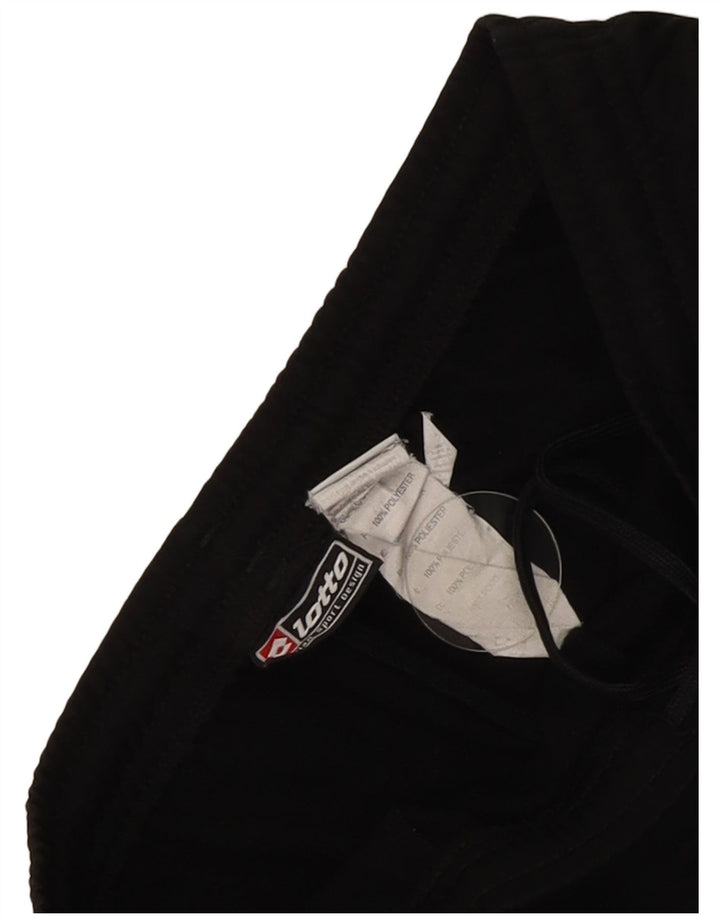 Lotto Mens Tracksuit Trousers Joggers XL Black Polyester