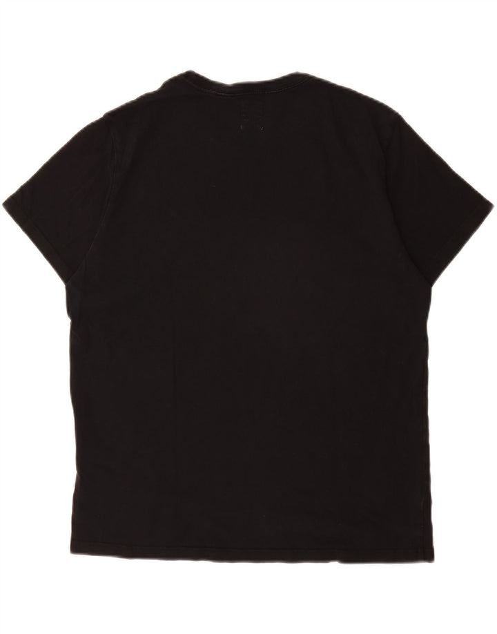 LEVI'S Mens Standard T-Shirt Top Large Black Cotton Vintage Levi's and Second-Hand Levi's from Messina Hembry 