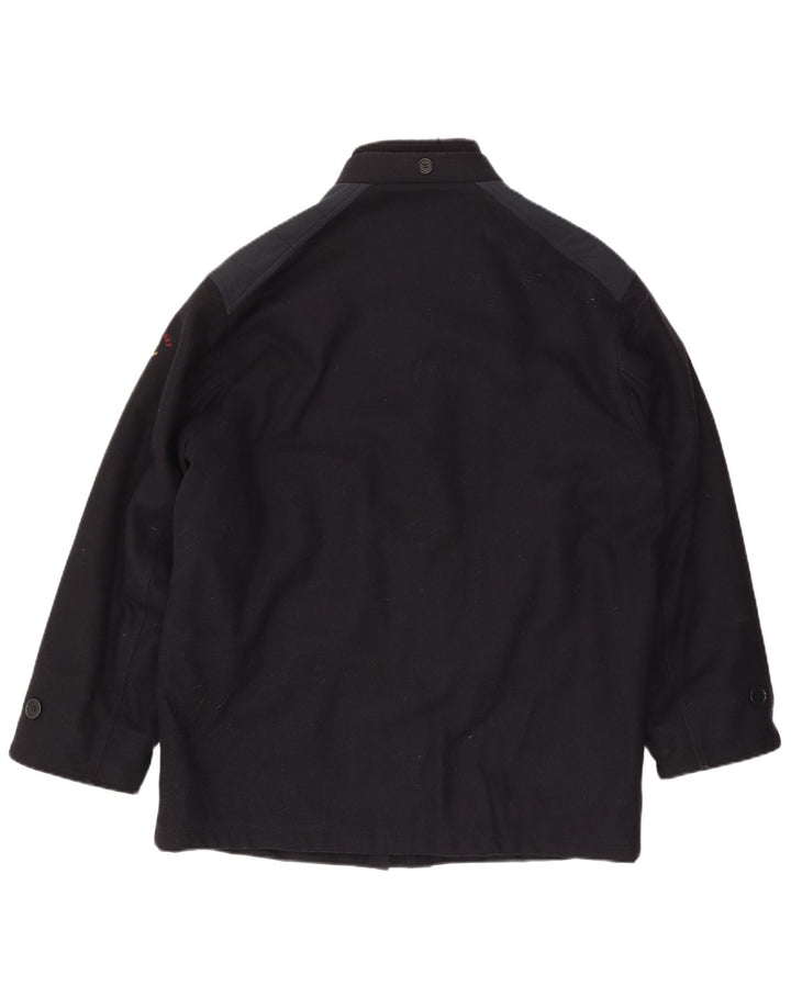 Sea & Sky Herre Utility Jacket UK 40 Large Navy Blue Wool
