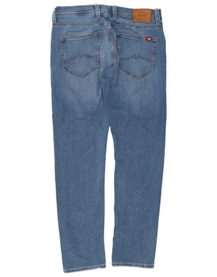 Mustang Herre tilspidsede jeans W32 L32 Blå