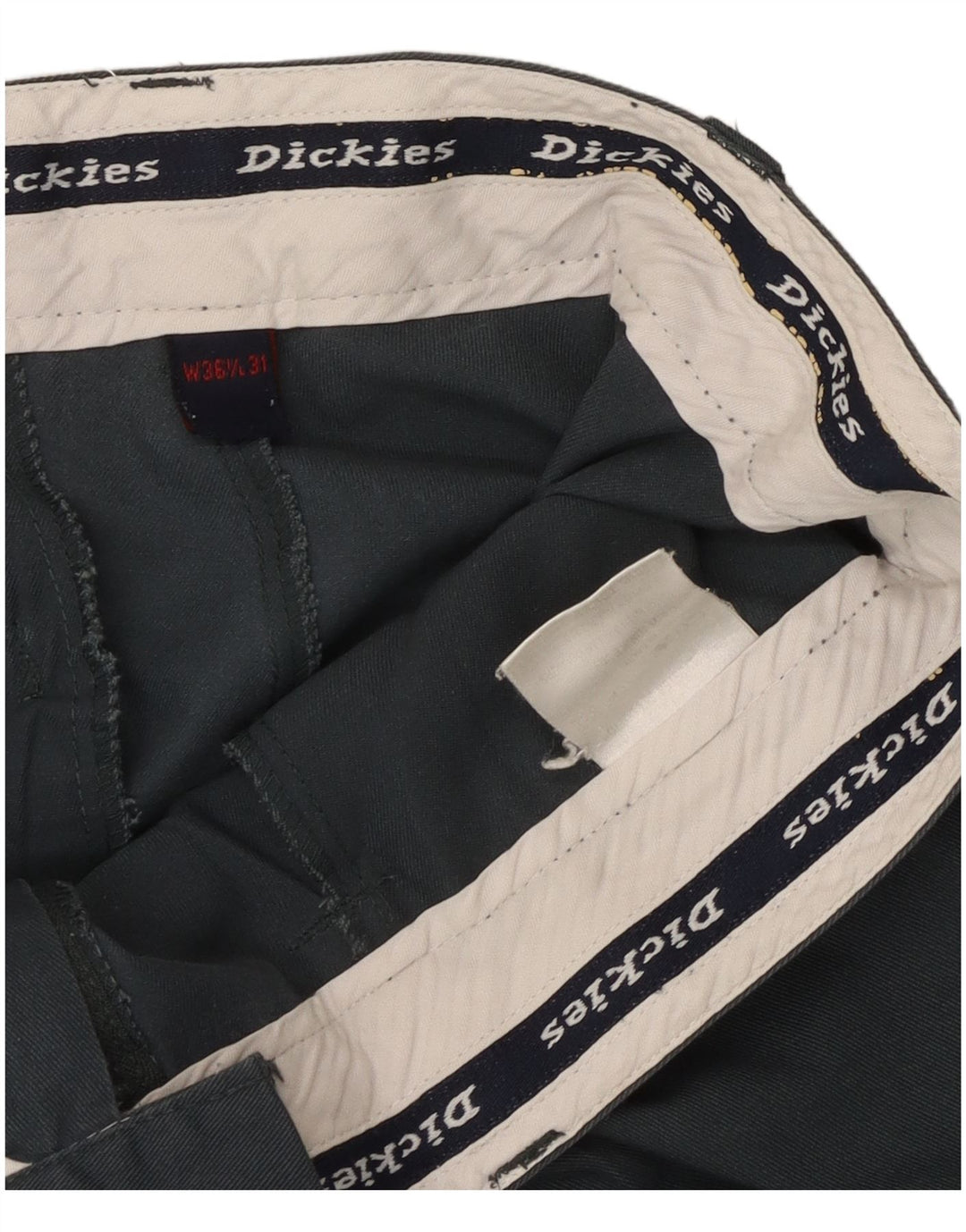 Dickies herre lige jakkesæt bukser W36 L26 Grå polyester