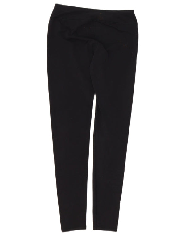 Under Armour Damen Graphic Leggings UK 10 Small Schwarz Baumwolle