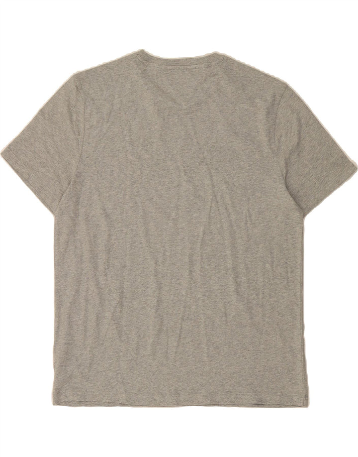 TOMMY HILFIGER Mens T-Shirt Top Medium Grey Cotton Vintage Tommy Hilfiger and Second-Hand Tommy Hilfiger from Messina Hembry 