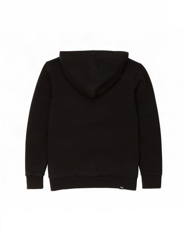 Puma Boys Graphic Zip Hoodie Sweater 11–12 Jahre, schwarze Baumwolle
