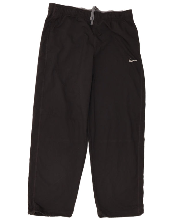 Nike Mens Dri Fit Tracksuit Trousers Large Black Polyester