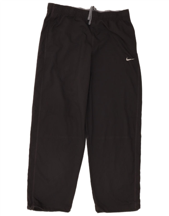 Nike Mens Dri Fit Tracksuit Trousers Large Black Polyester