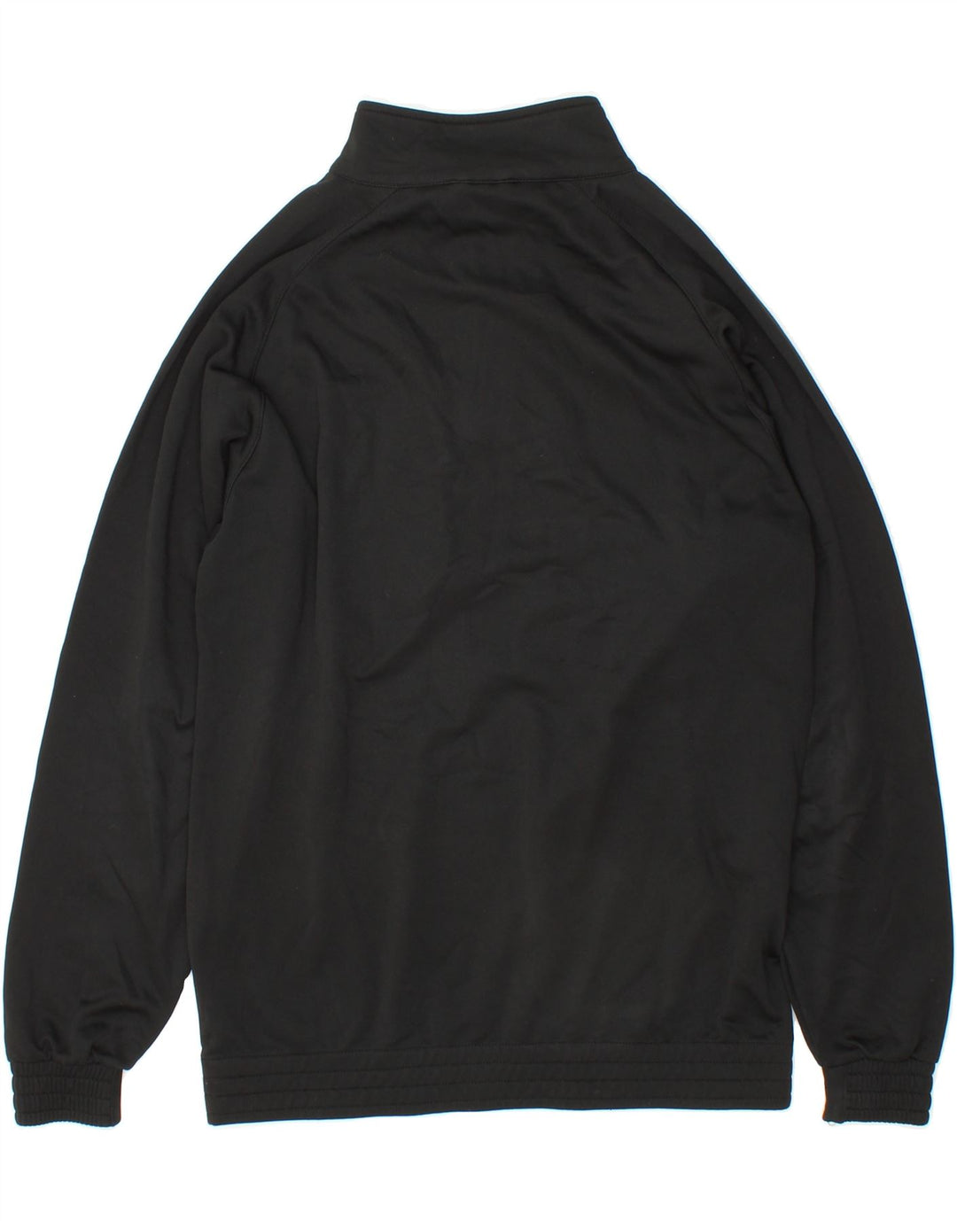 UMBRO Mens Zip Neck Sweatshirt Jumper XS Black Polyester Vintage Umbro and Second-Hand Umbro from Messina Hembry 