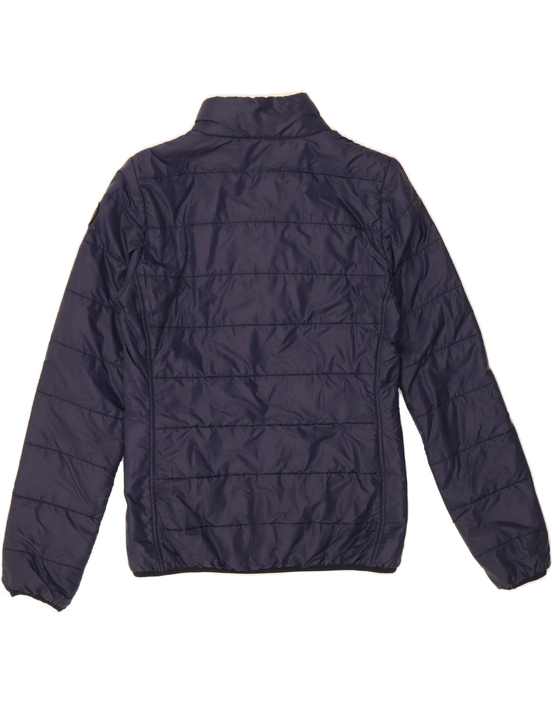 NAPAPIJRI Womens Padded Jacket UK 14 Medium Navy Blue Polyester Vintage Napapijri and Second-Hand Napapijri from Messina Hembry 