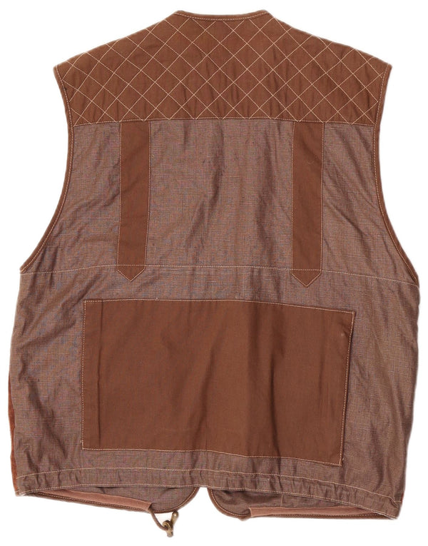Conbipel Mens Natural Wear Utility dzseki IT 48 Medium Brown Colourblock