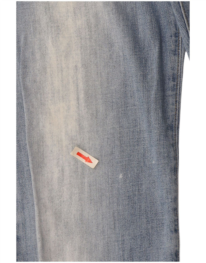 Armani Womens Bootcut Jeans W29 L32 Blue Cotton