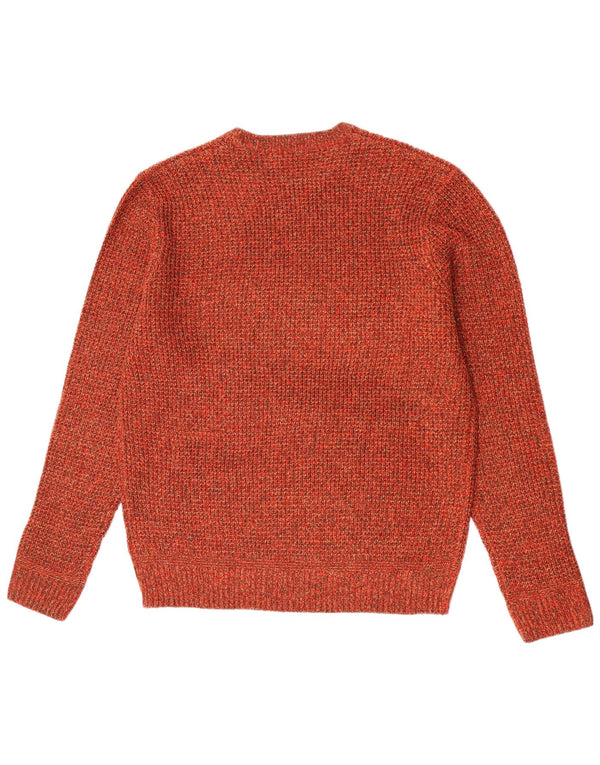 Marks & Spencer Herre sweater med rund hals XL Orange Flecked Acryl