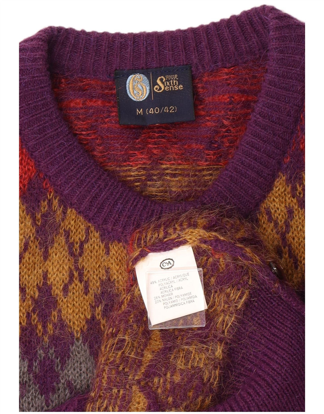 YOUR SIXTH SENSE Womens Cardigan Sweater IT 40/42 Medium Multicoloured