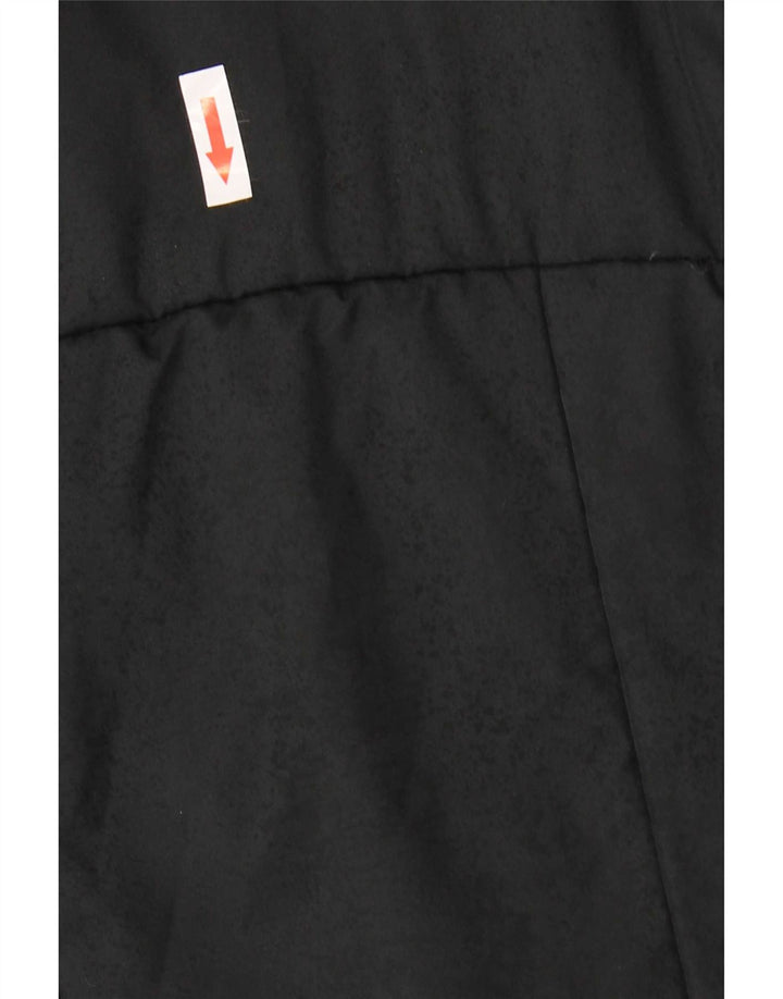 Adidas Womens Hooded Padded Coat UK 14 Medium Black Polyester
