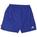 ADIDAS Mens Climalite Sport Shorts Large Blue Polyester