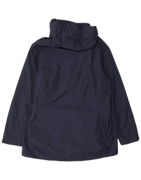 Sprayway Womens Hooded Rain Jacket UK 16 Large Navy Blue Polyamide