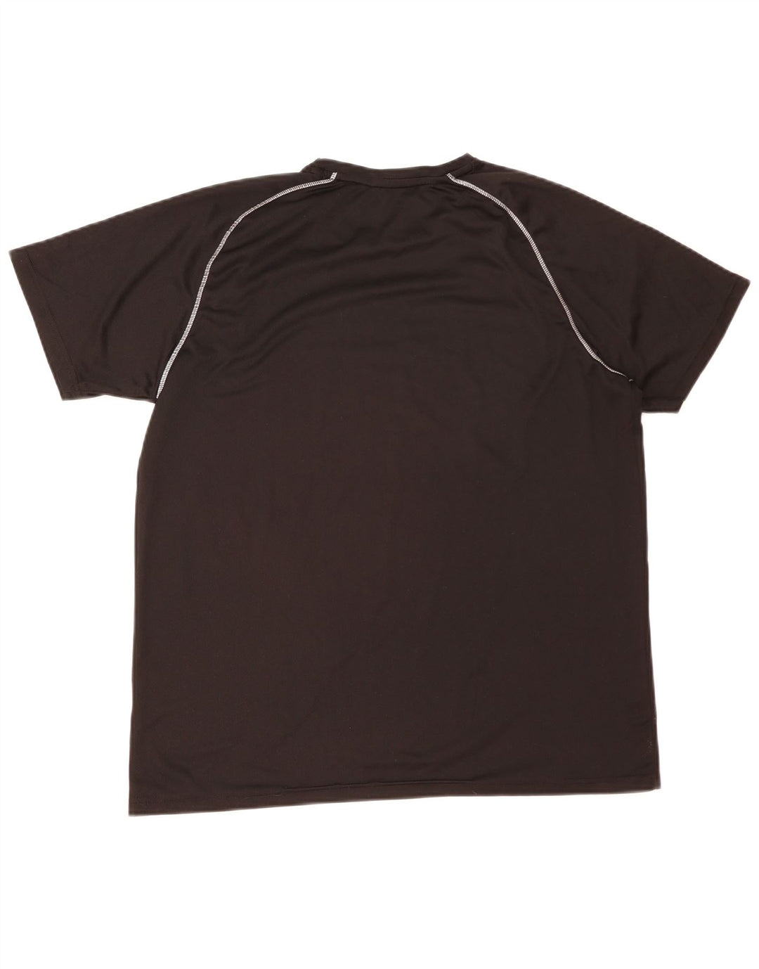 Mountain Warehouse Herre IsoCool T-Shirt Top Stor Sort Polyester