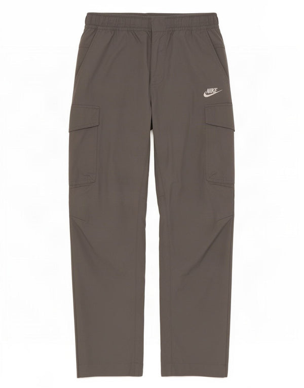 Pantaloni cargo dritti Nike da uomo medi W30 L27 cotone grigio