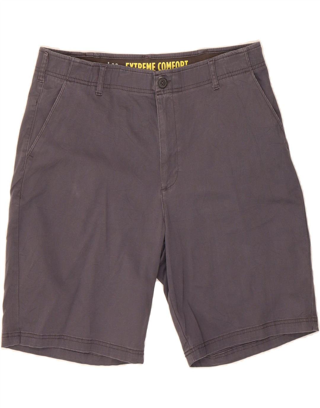 LEE Mens Chino Shorts W38 XL Grey Cotton Vintage Lee and Second-Hand Lee from Messina Hembry 